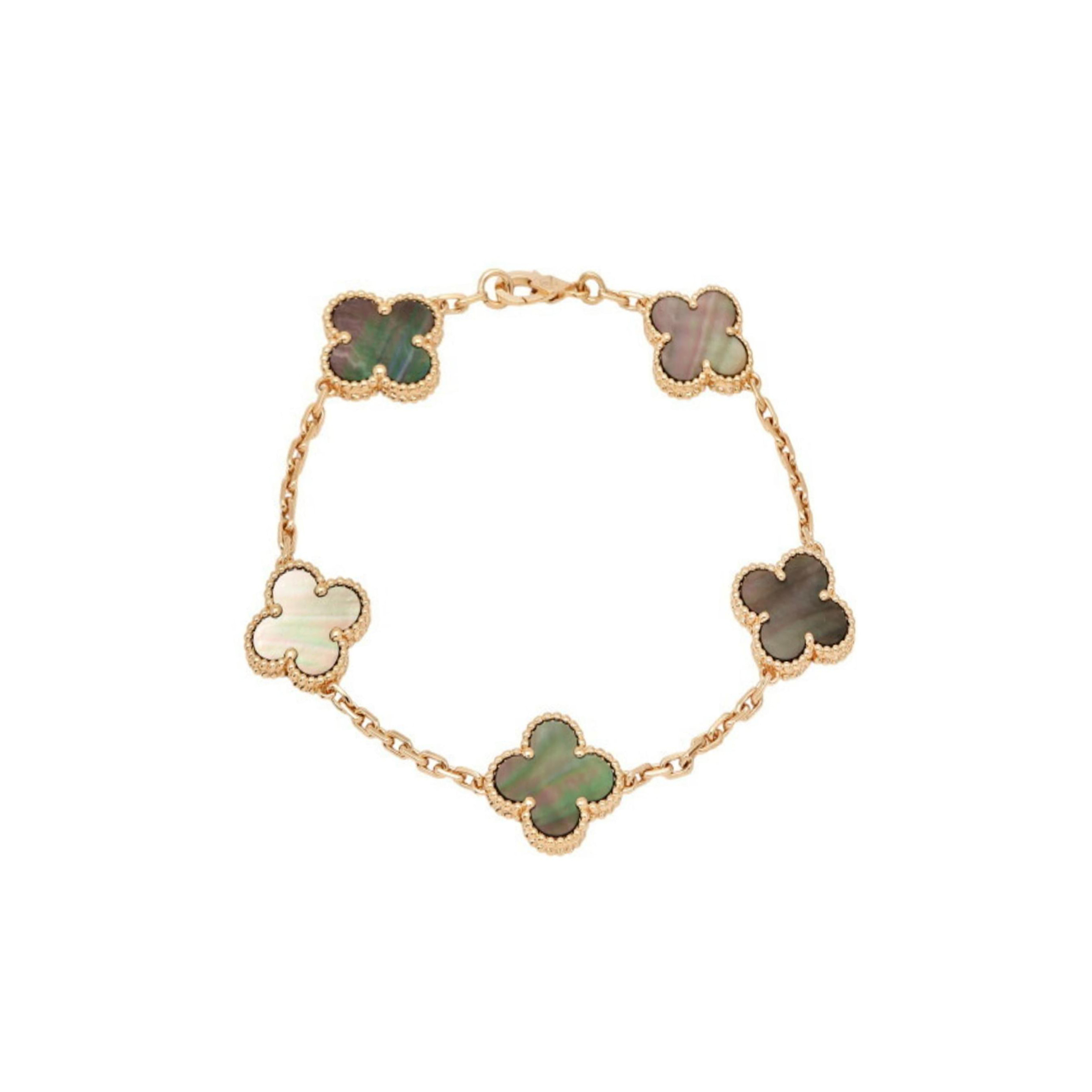 VAN CLEEF ALHAMBRA 5 MOTIFS CHARM BRACELET JC2193523
